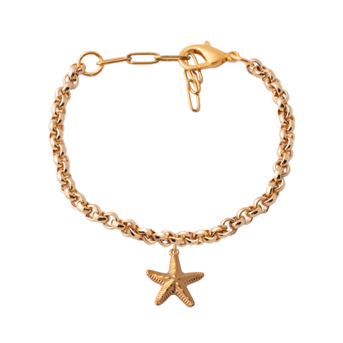 Pulsera Estrella de Mar Copacabana — Dorada