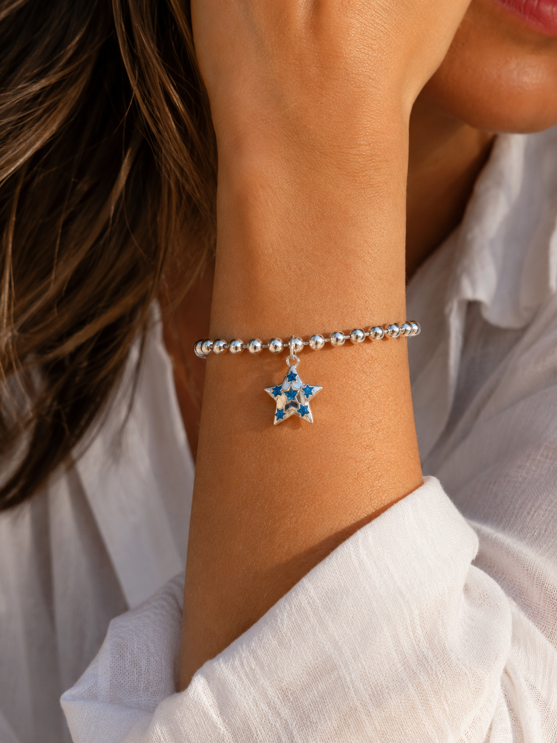 Pulsera Estrellas Azules