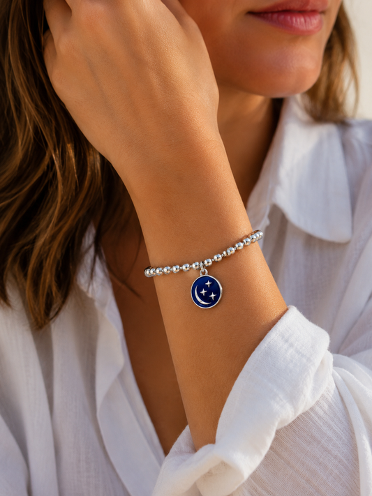 Pulsera Luna y Estrellas