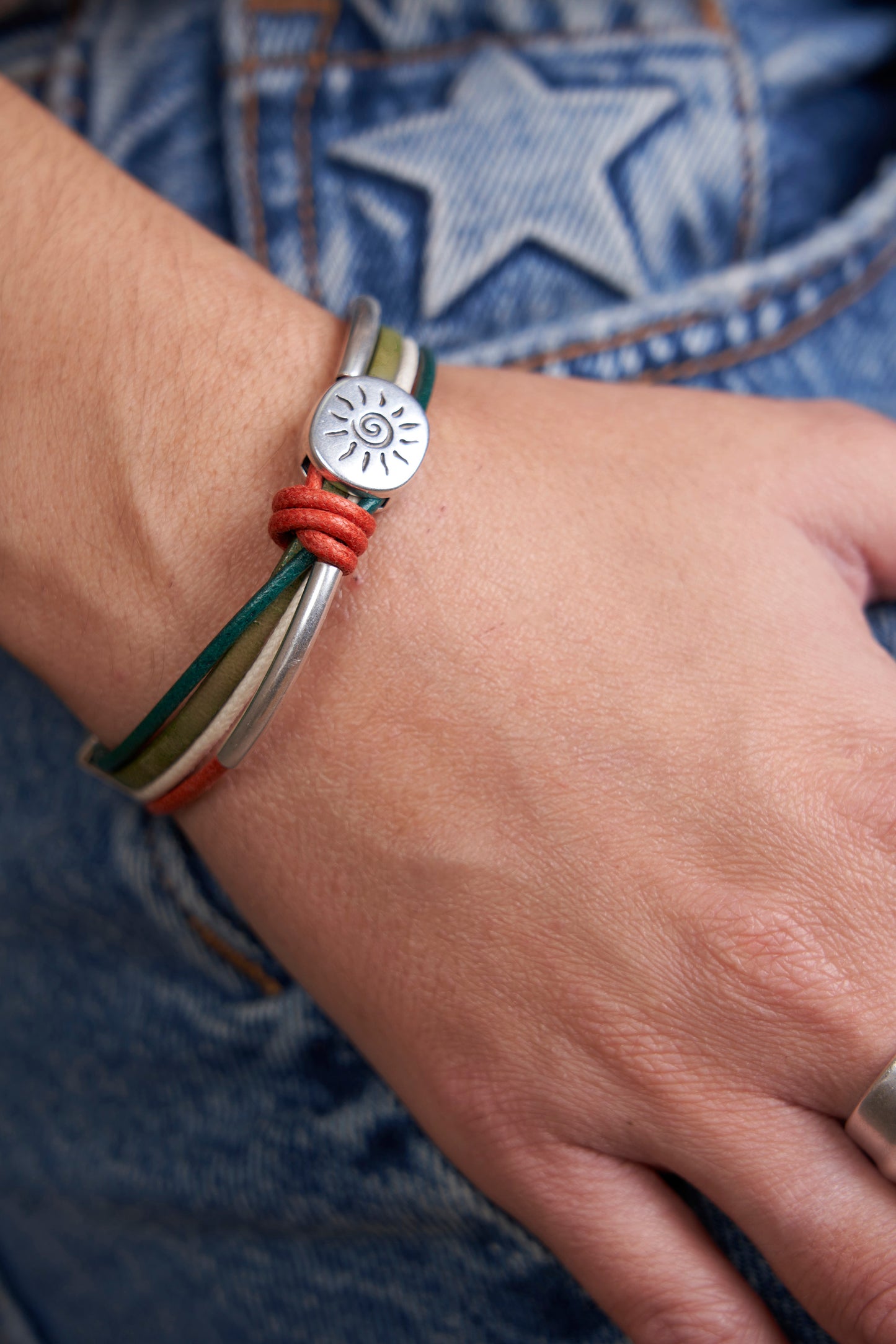 Pulsera Hilo Copacabana Roja