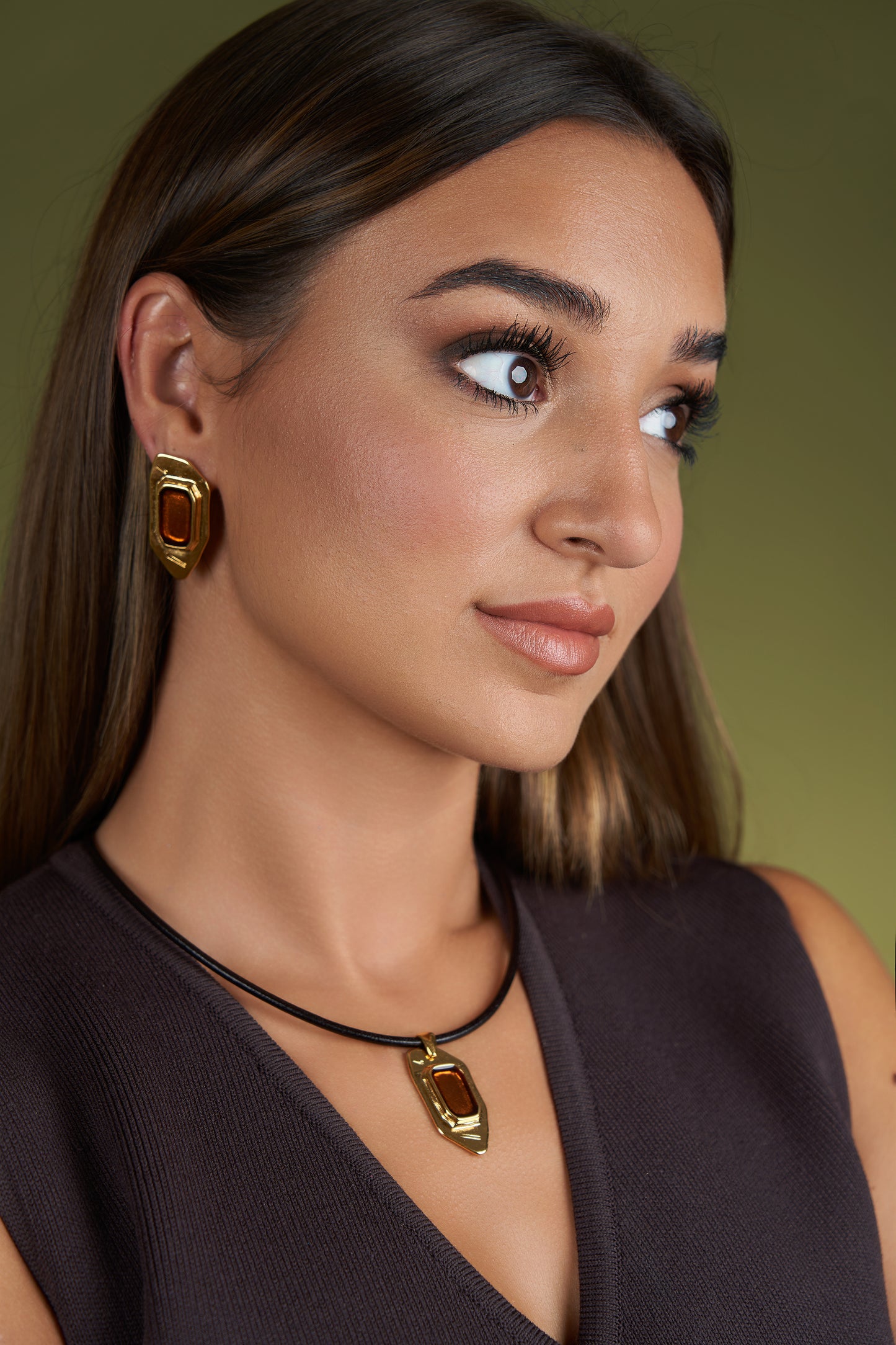 Pendientes Talisman  Presion Oro