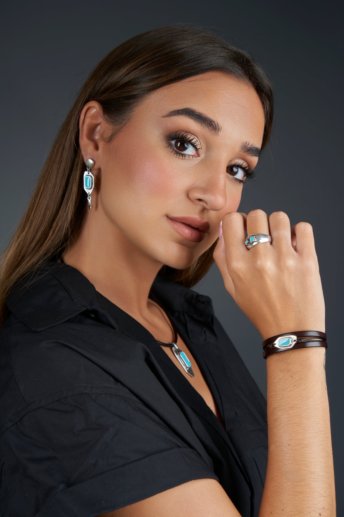 Pendiente Largo Talisman