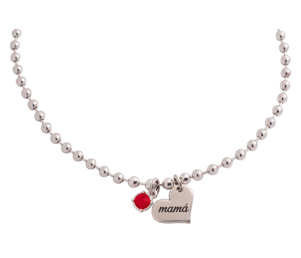 Gargantilla Corazon Mama