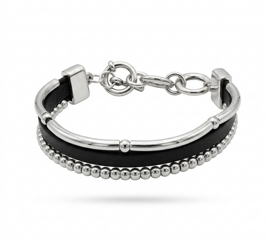 Pulsera cuero Vintage