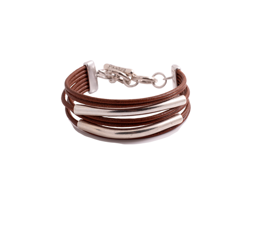Pulsera Cuero Camel