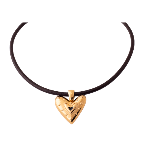 Gargantilla Gold con Colgante Corazón Esmaltado