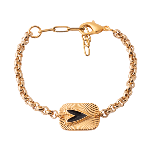 Pulsera In love Oro Cadena  Corazón