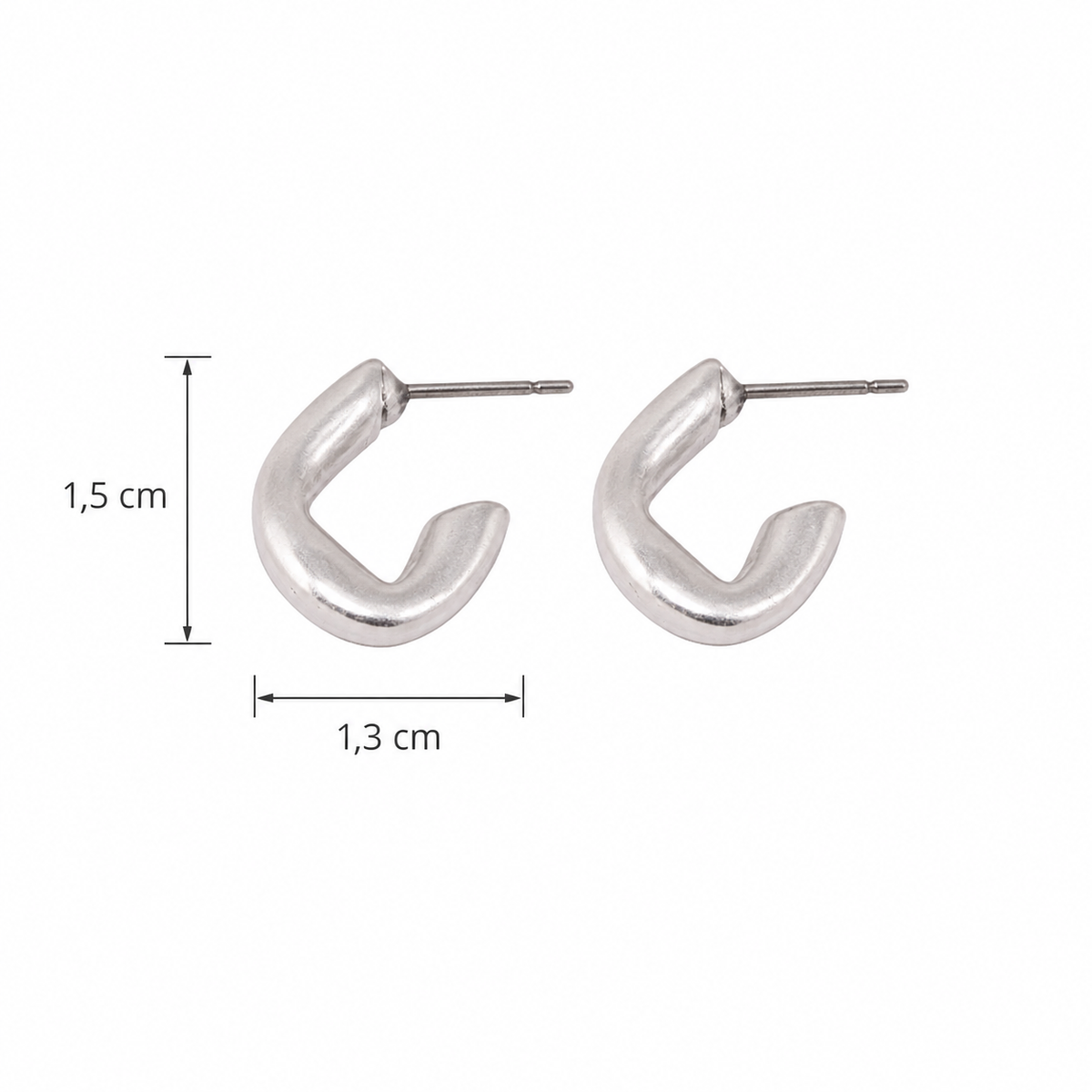Pendientes Vikinga Onda Plata y Oro