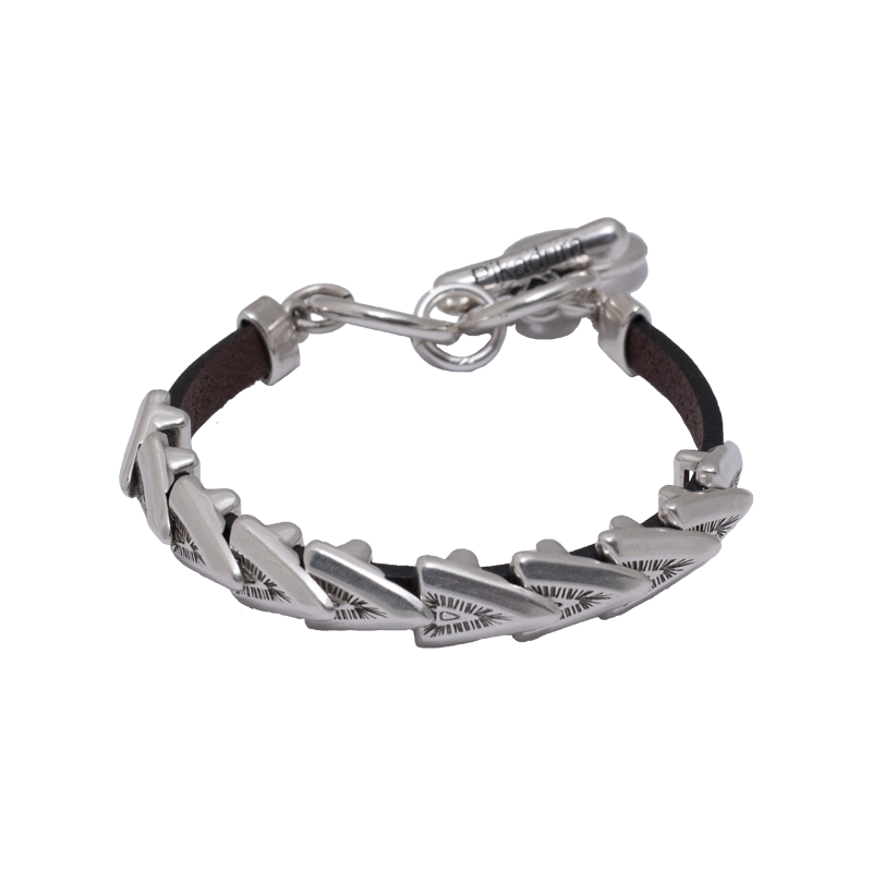 Pulsera Cuero Tribu Flechas