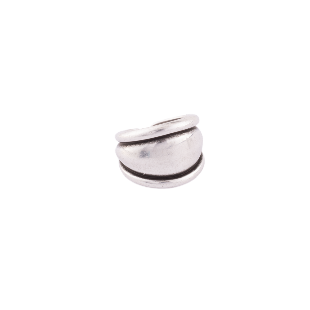 Anillo Neon Plata Rayado
