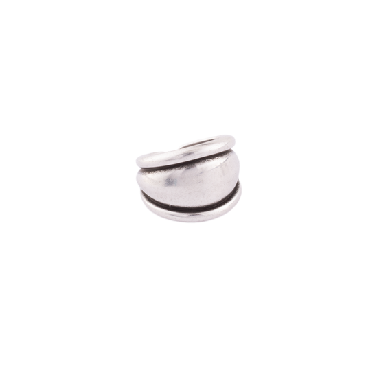 Anillo Neon Plata Rayado