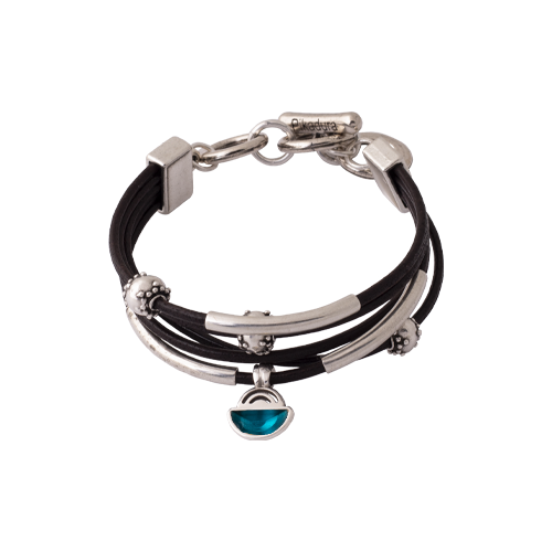 Pulsera Cuero Pétalo