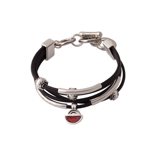 Pulsera Cuero Pétalo