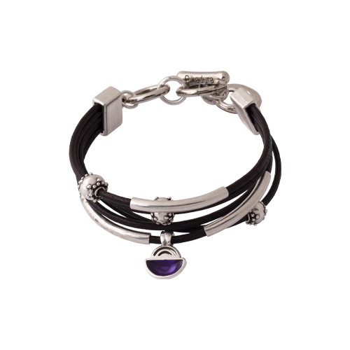 Pulsera Cuero Pétalo