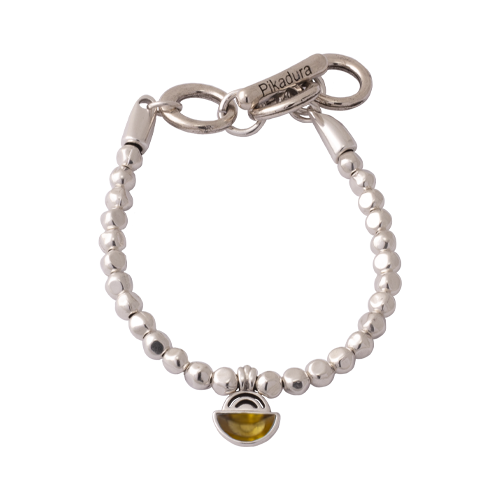 Pulsera Bolas Metal Pétalo
