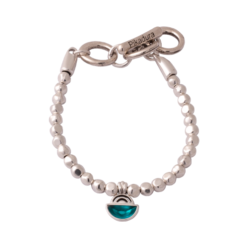 Pulsera Bolas Metal Pétalo