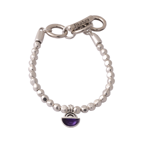 Pulsera Bolas Metal Pétalo