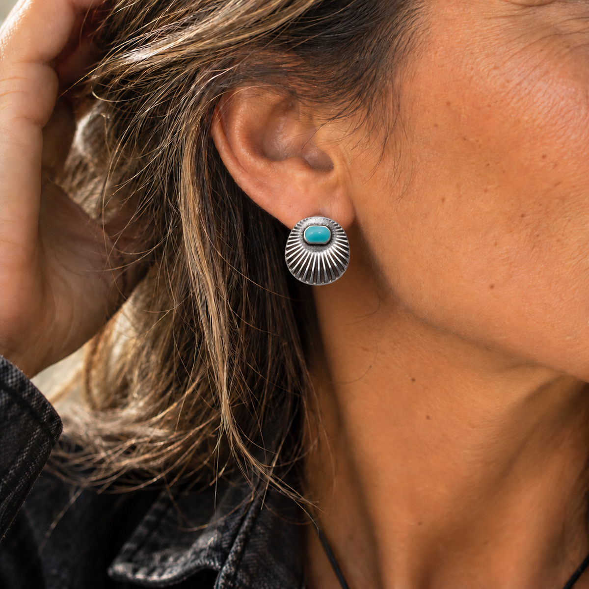 Pendientes Aquiles Rayado + Colores