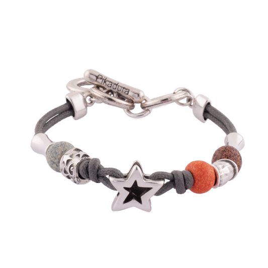 Pulsera Supernova Gris Hilo