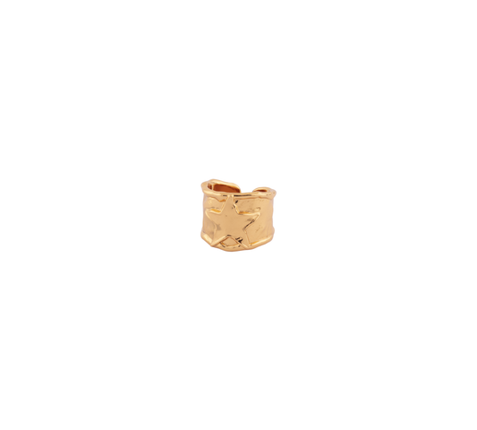 Anillo  Supernova Oro Estrella
