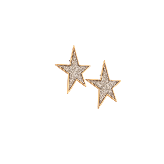 Pendiente Supernova Oro Estrella