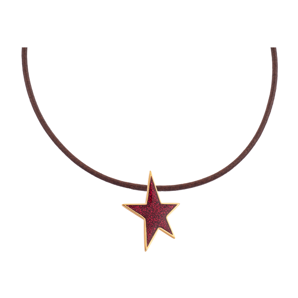 Gargantilla Supernova Cuero Estrella