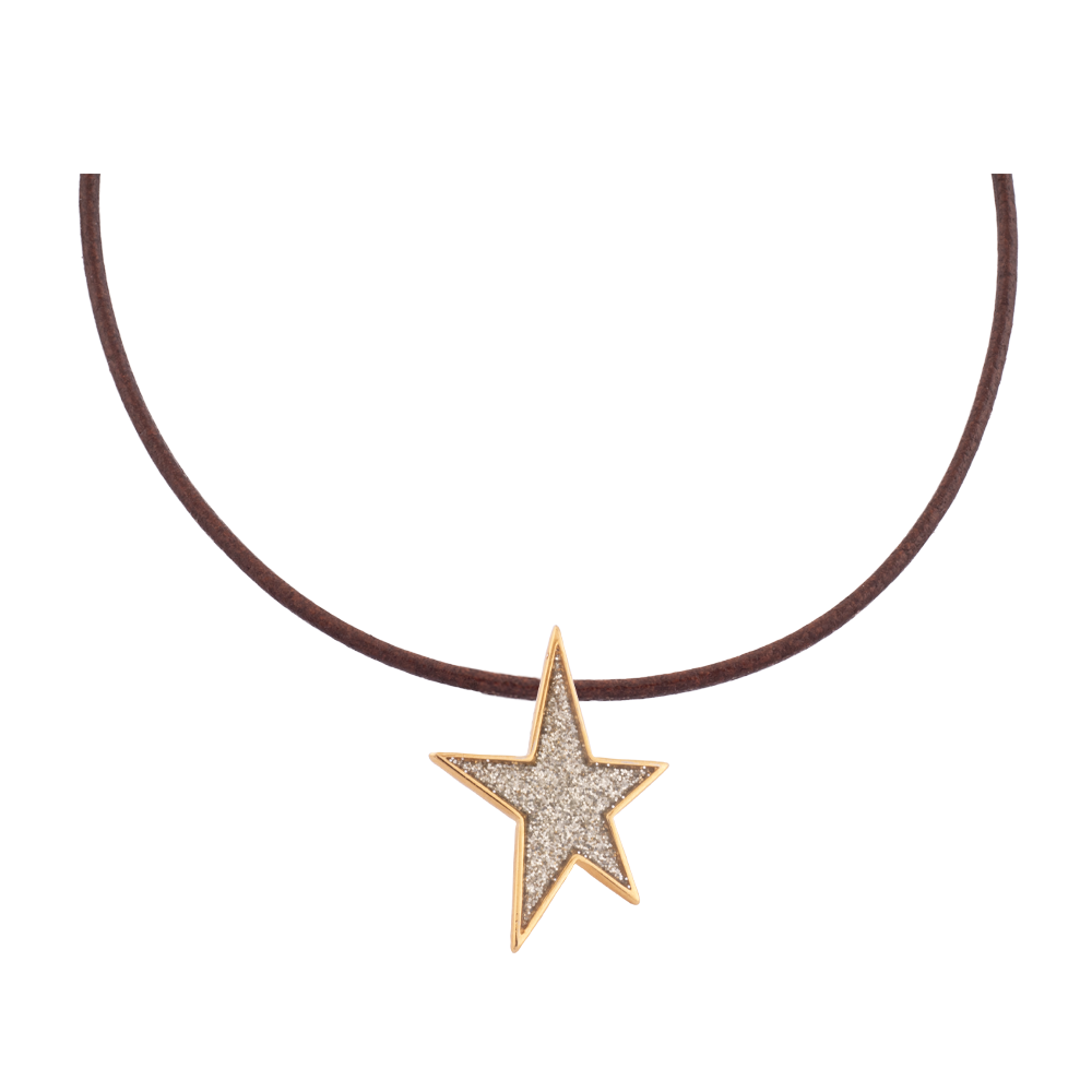 Gargantilla Supernova Cuero Estrella