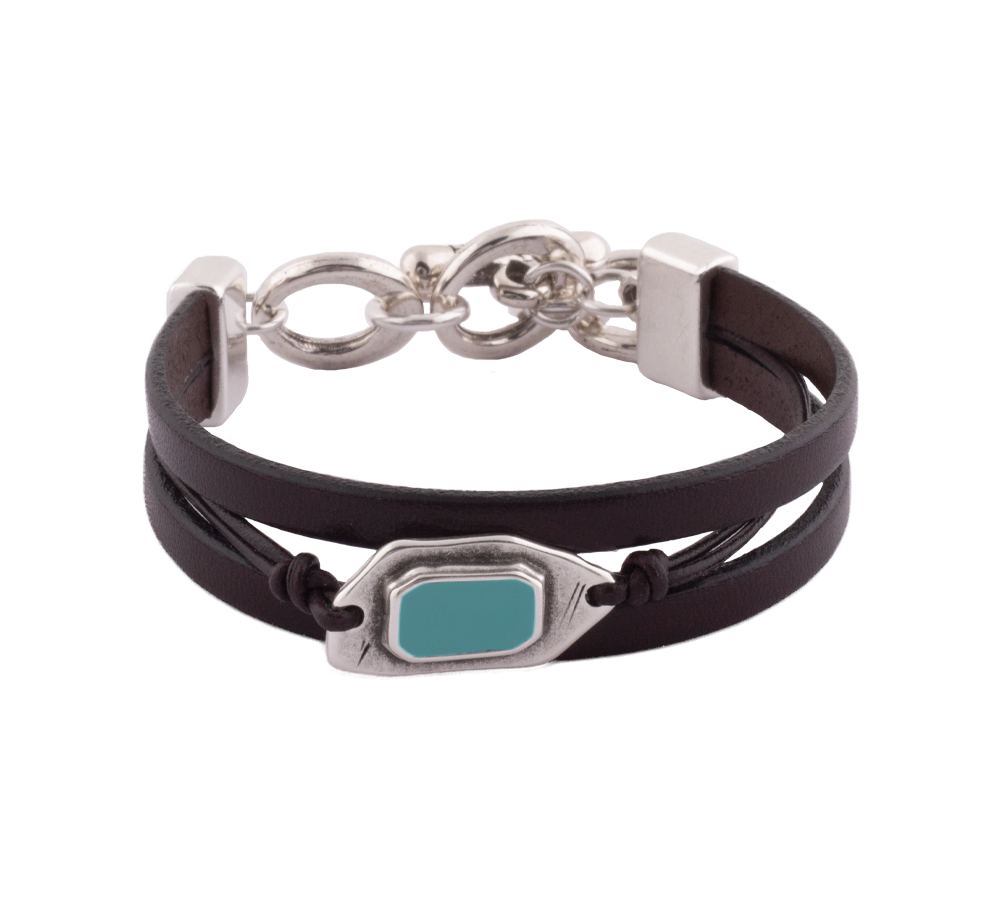 Pulsera Cuero Talismán