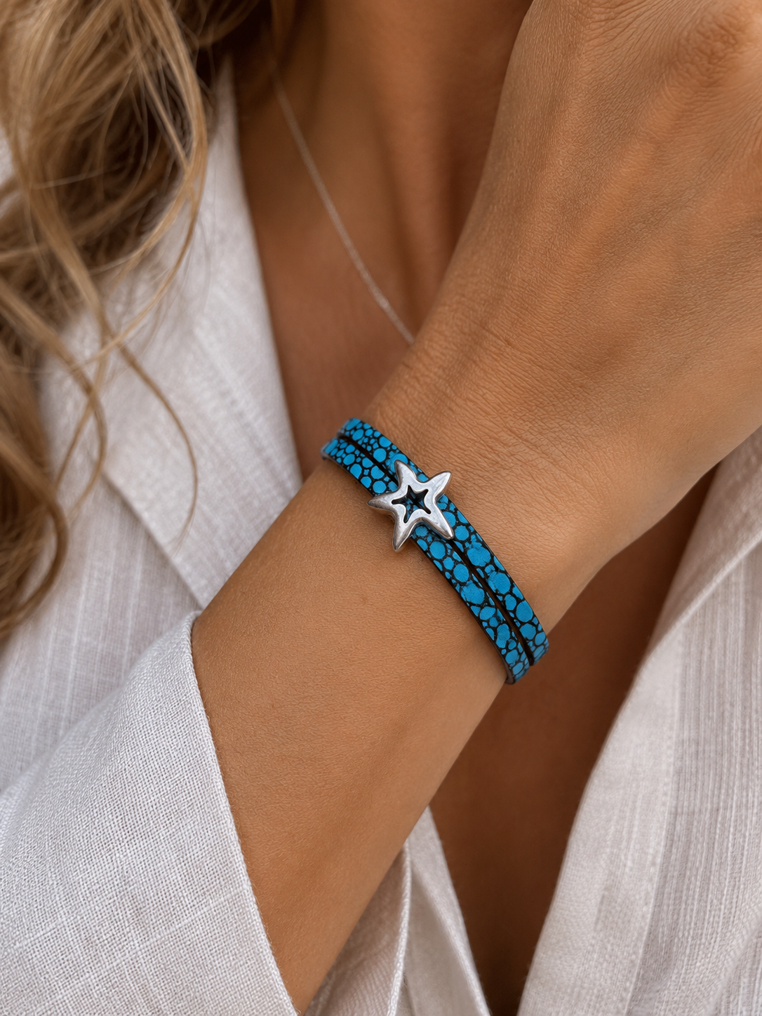 Pulsera Estrella Turquesa