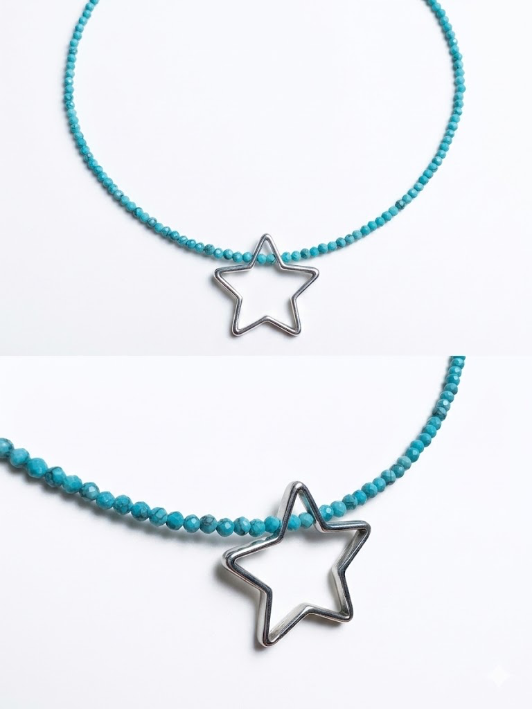 Gargantilla Estelar Agatha Turquesa