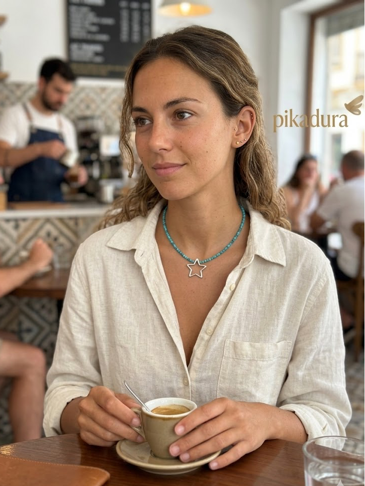 Gargantilla Estelar Agatha Turquesa