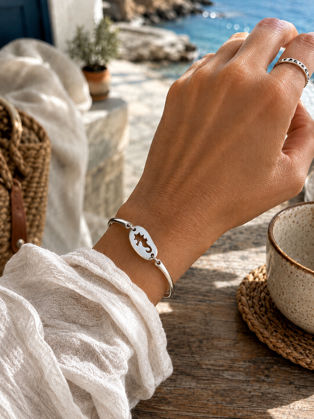Pulsera Caballito de Mar en Semicaña
