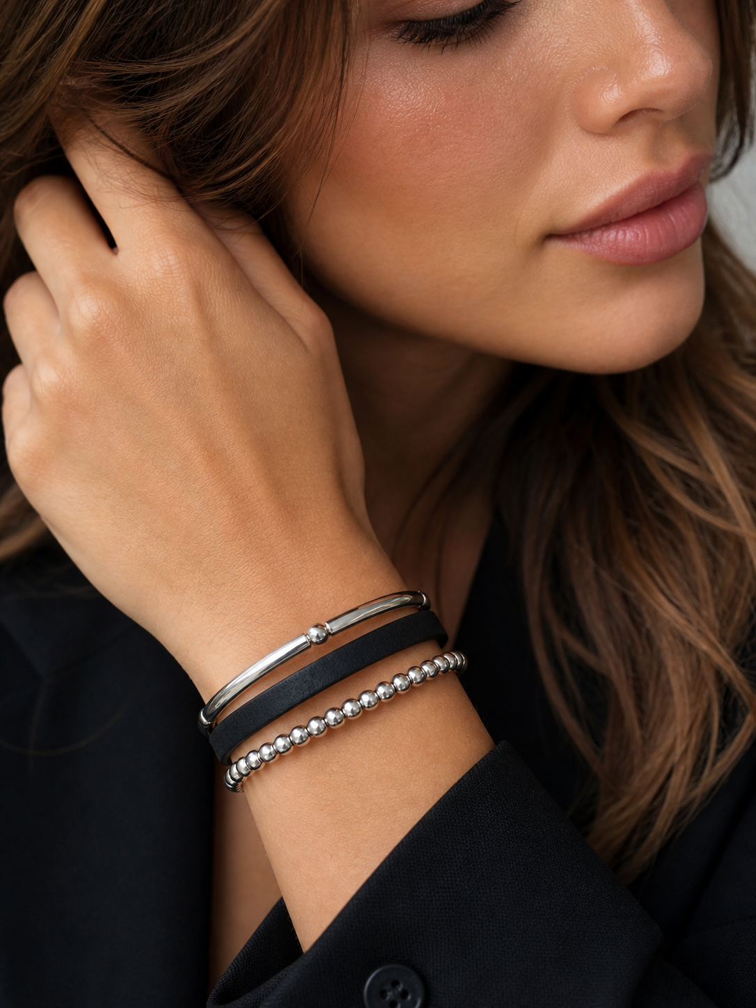 Pulsera cuero Vintage