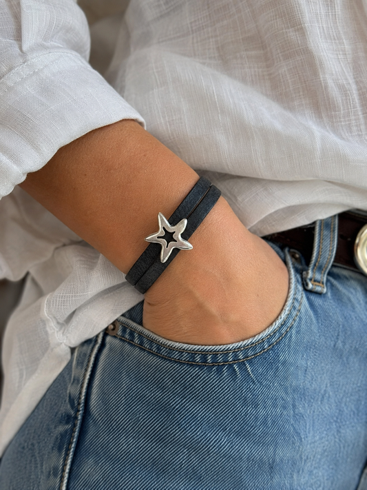 Pulsera Estrella Black Vintage